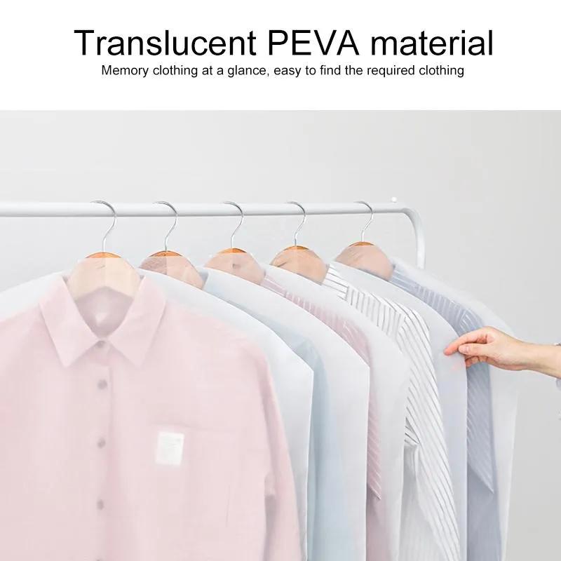 100 Disposable Dust Bags - 60x90cm - Thick Pe Material - Transparent