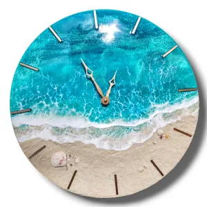 20" Teal Tides Clock