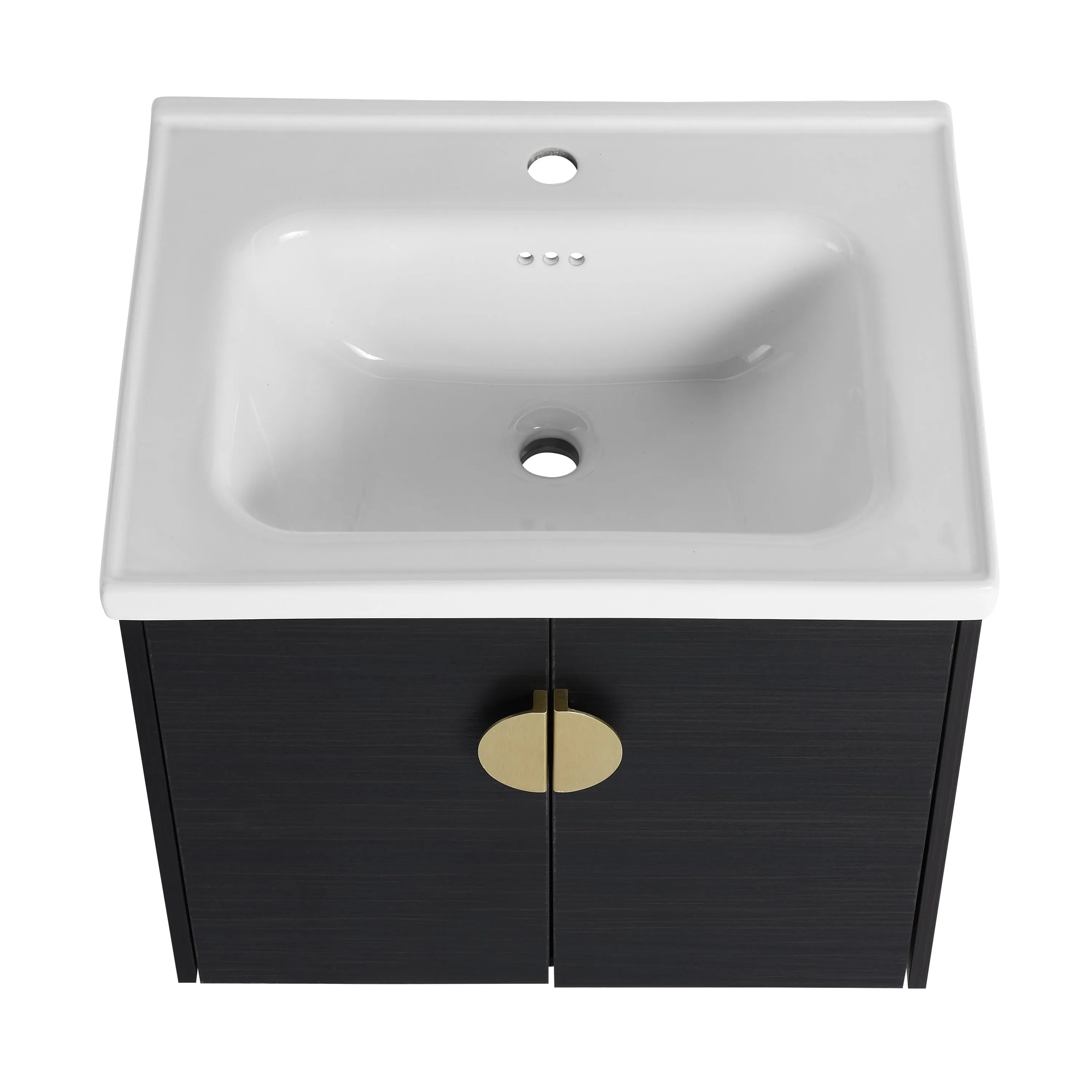 24 Inch Soft Close Doors Bathroom Vanity With Sink