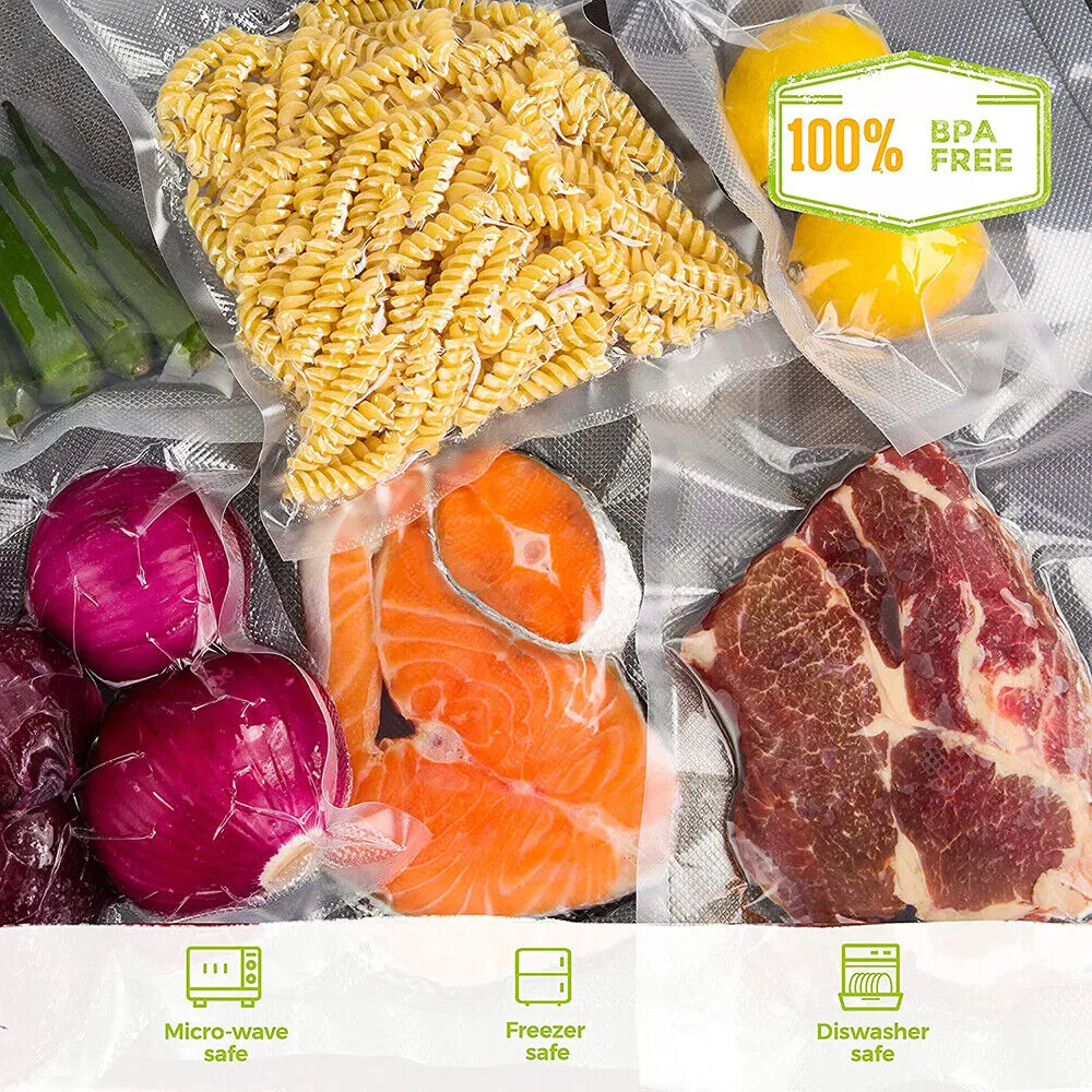 2ROLLS 30CM Vacuum Sealer Bags Rolls | Vacuum Food Saver | Storage Seal | 15M