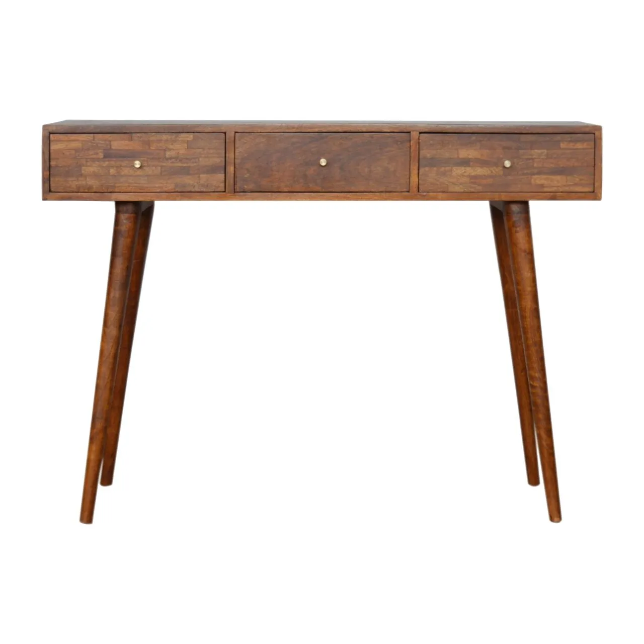 3 Drawer Assorted Console - Brown by Couch.com