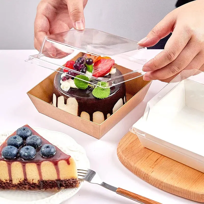 50 Pack Clear Lid Charcuterie Boxes For Desserts & Strawberries