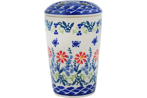 5" Toothbrush Holder - Last Summer Flowers