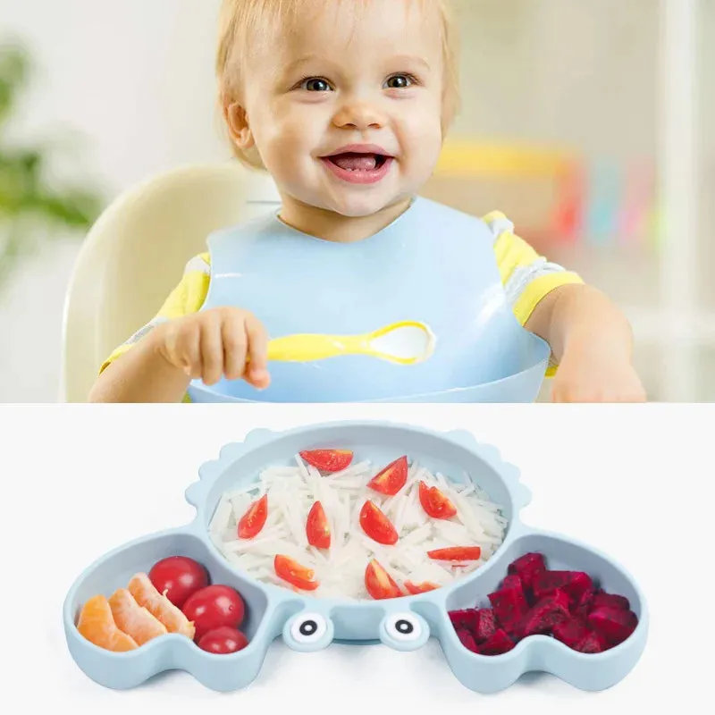 9Pcs Baby Silicone Feeding Set