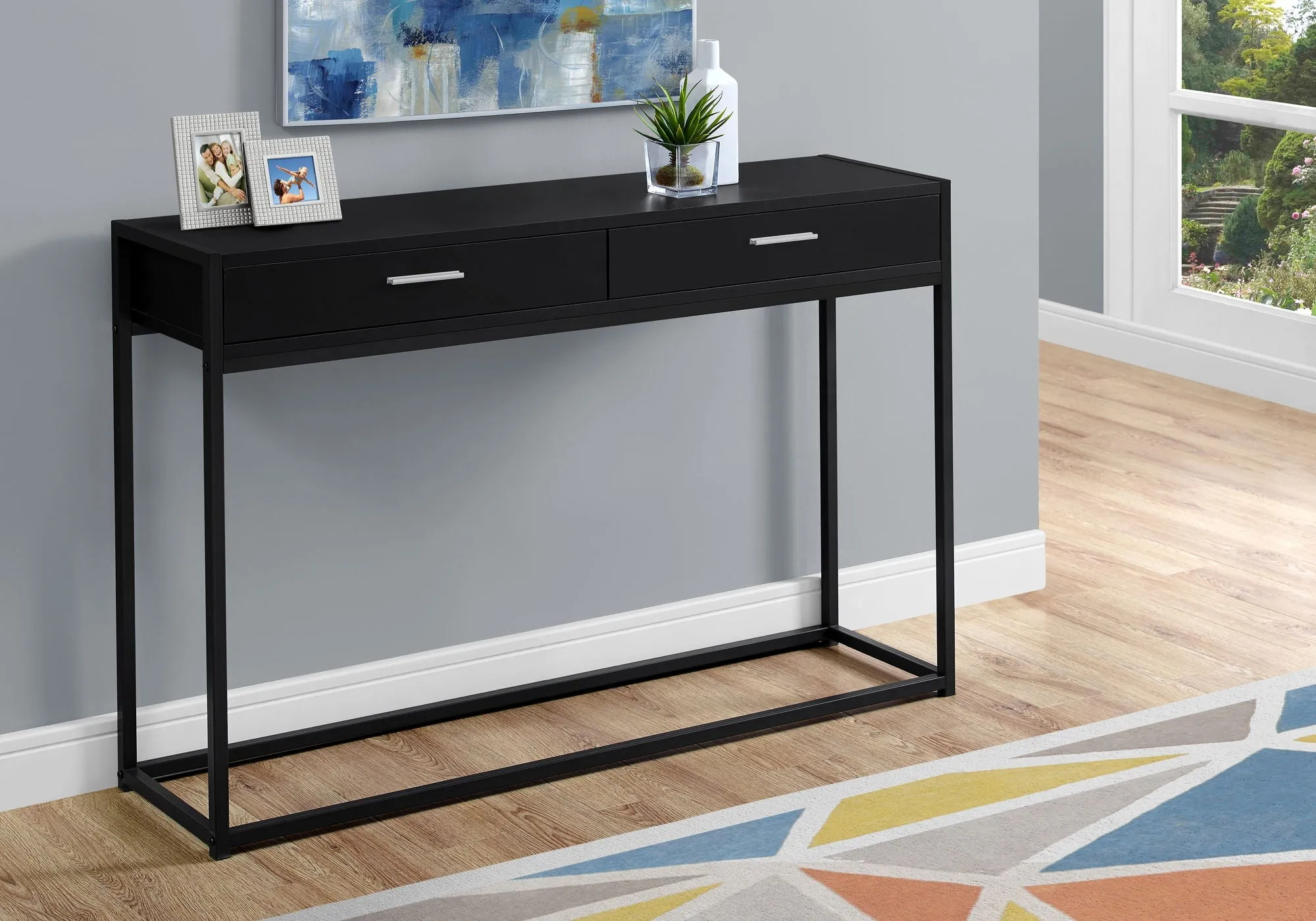 Accent Console Table For Entryway, Storage Drawers, Contemporary & Modern by Couch.com