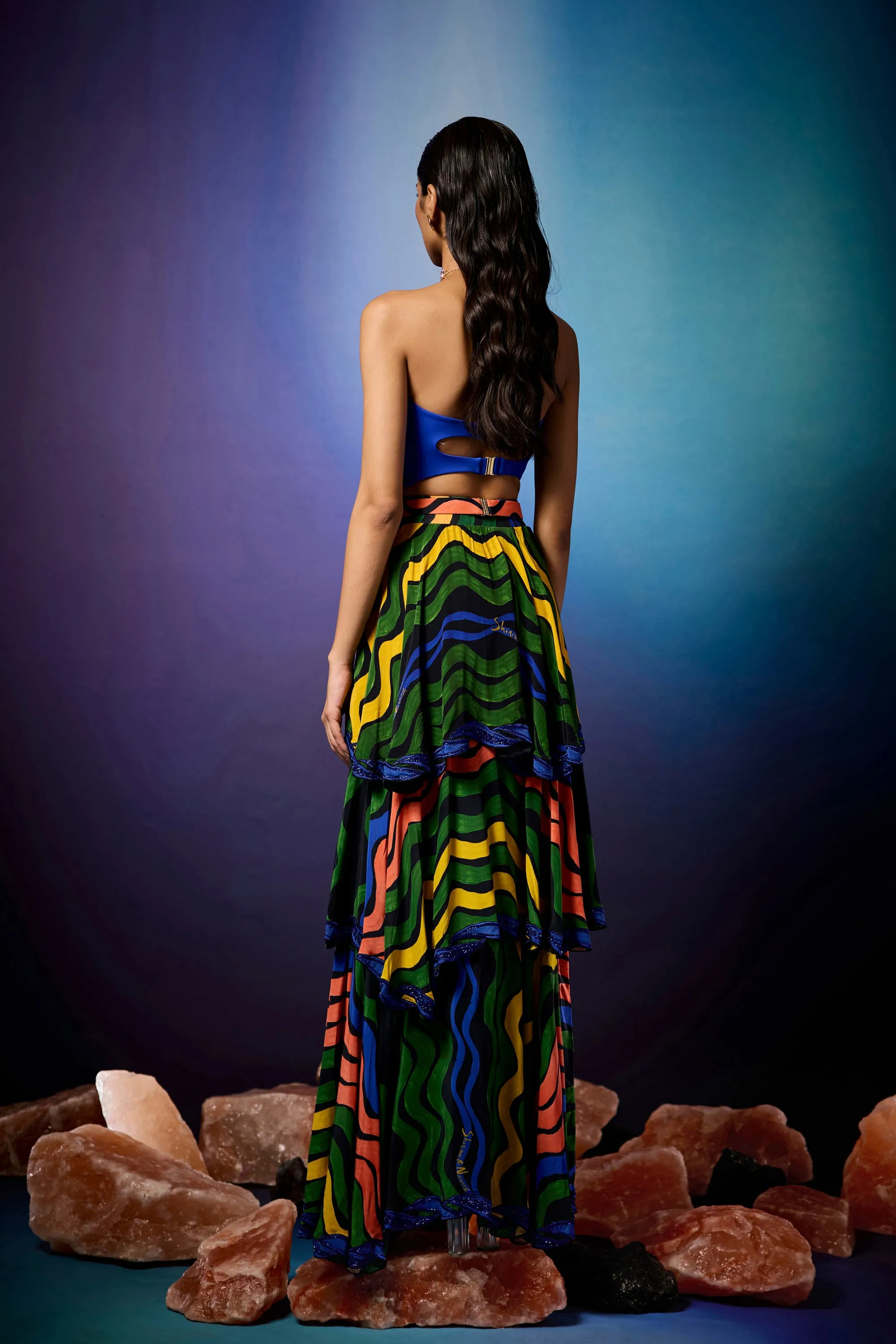 Aurorays Raio Tiered Skirt