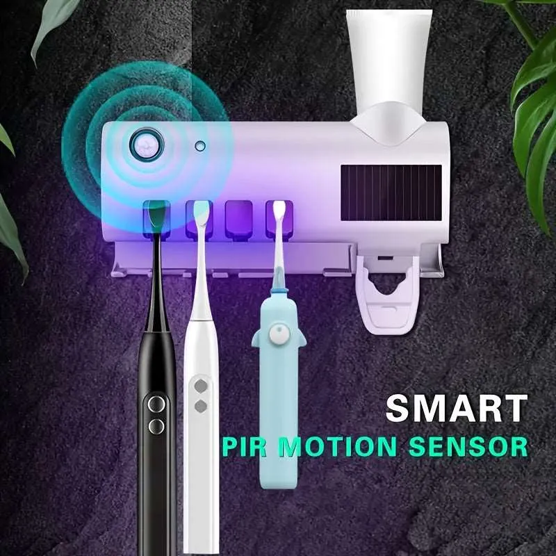 Automatic Sanitizer Toothbrush Holder