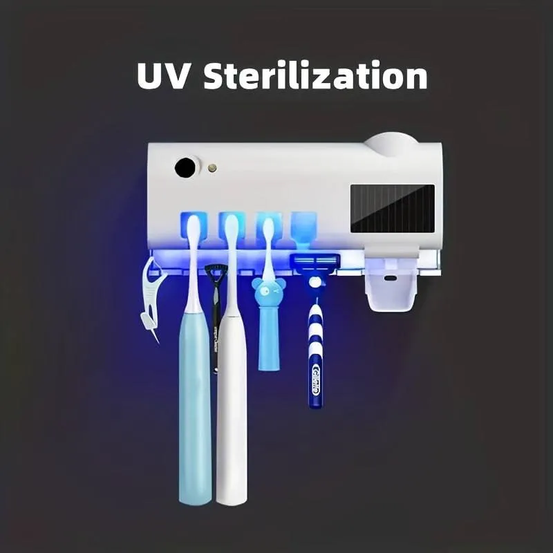 Automatic Sanitizer Toothbrush Holder