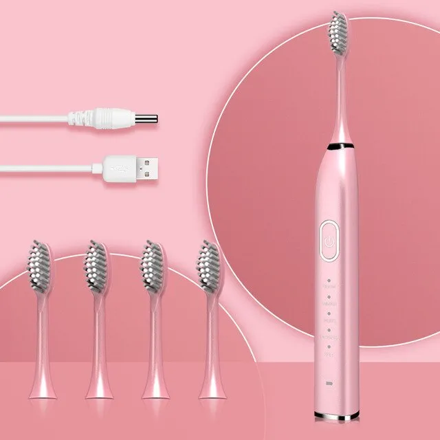 Automatic Sonic Electric Toothbrush USB Charger Ultrasonic