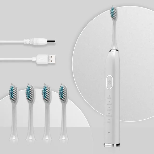 Automatic Sonic Electric Toothbrush USB Charger Ultrasonic