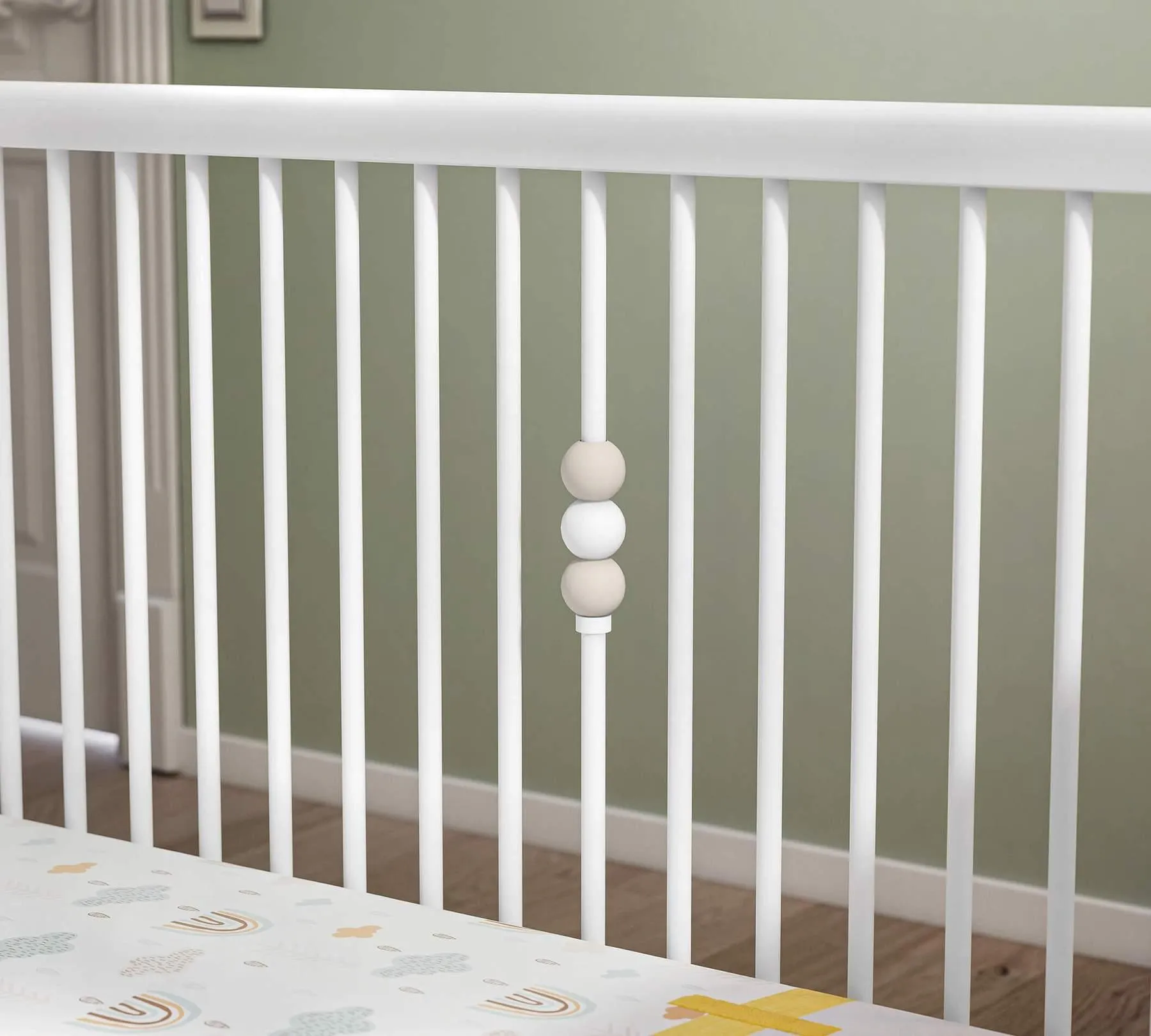 Cilek Montes White Lift Baby Bed (70X140 Cm)