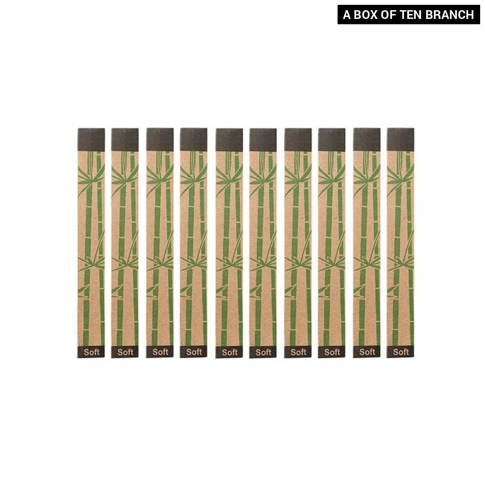 Cross Border Single Bamboo Toothbrush Set Natural Bamboo Toothbrush Tablet Set Ten Pack Bamboo Products Toothbrush