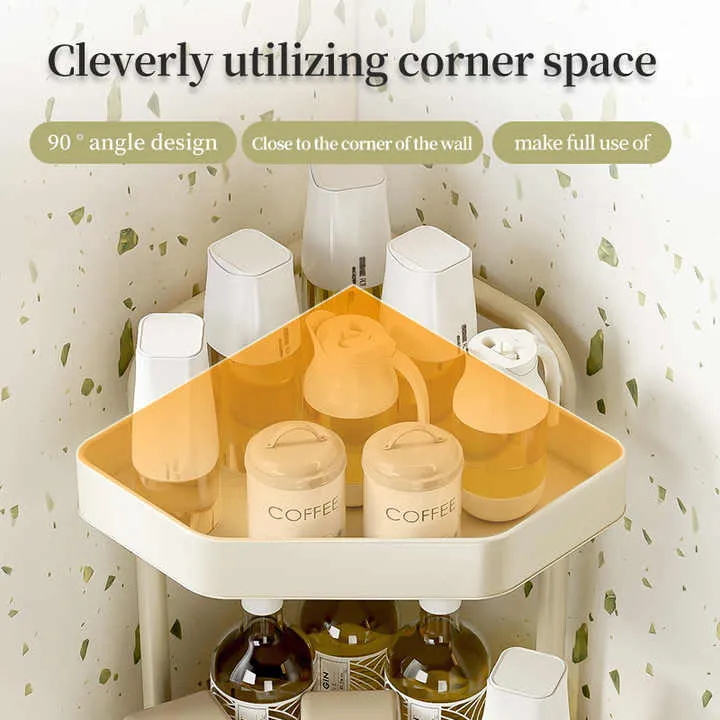CST Customizable Kitchen Triangle Shelf-رف مثلث
