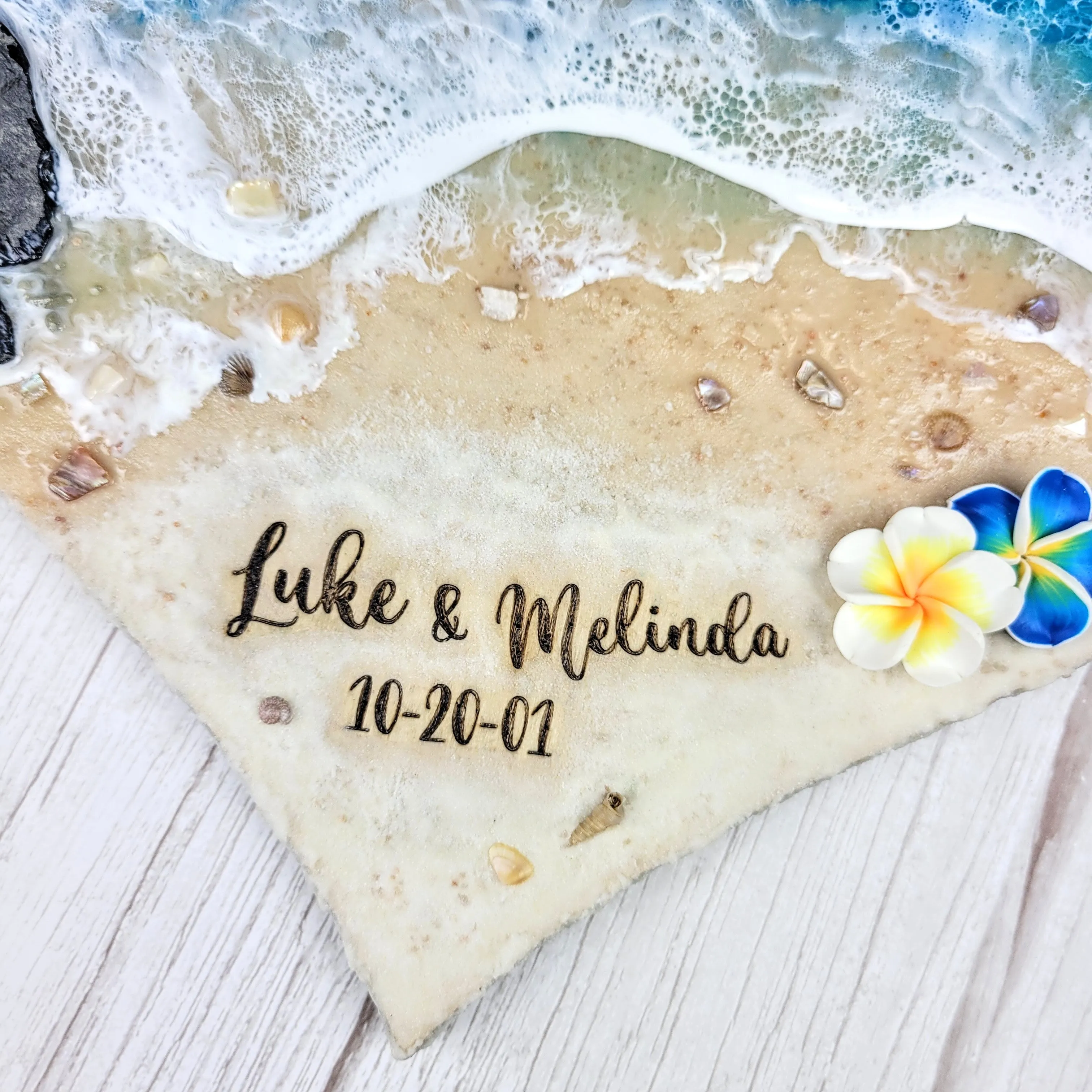 Customized Beach Heart - Made-to-Order