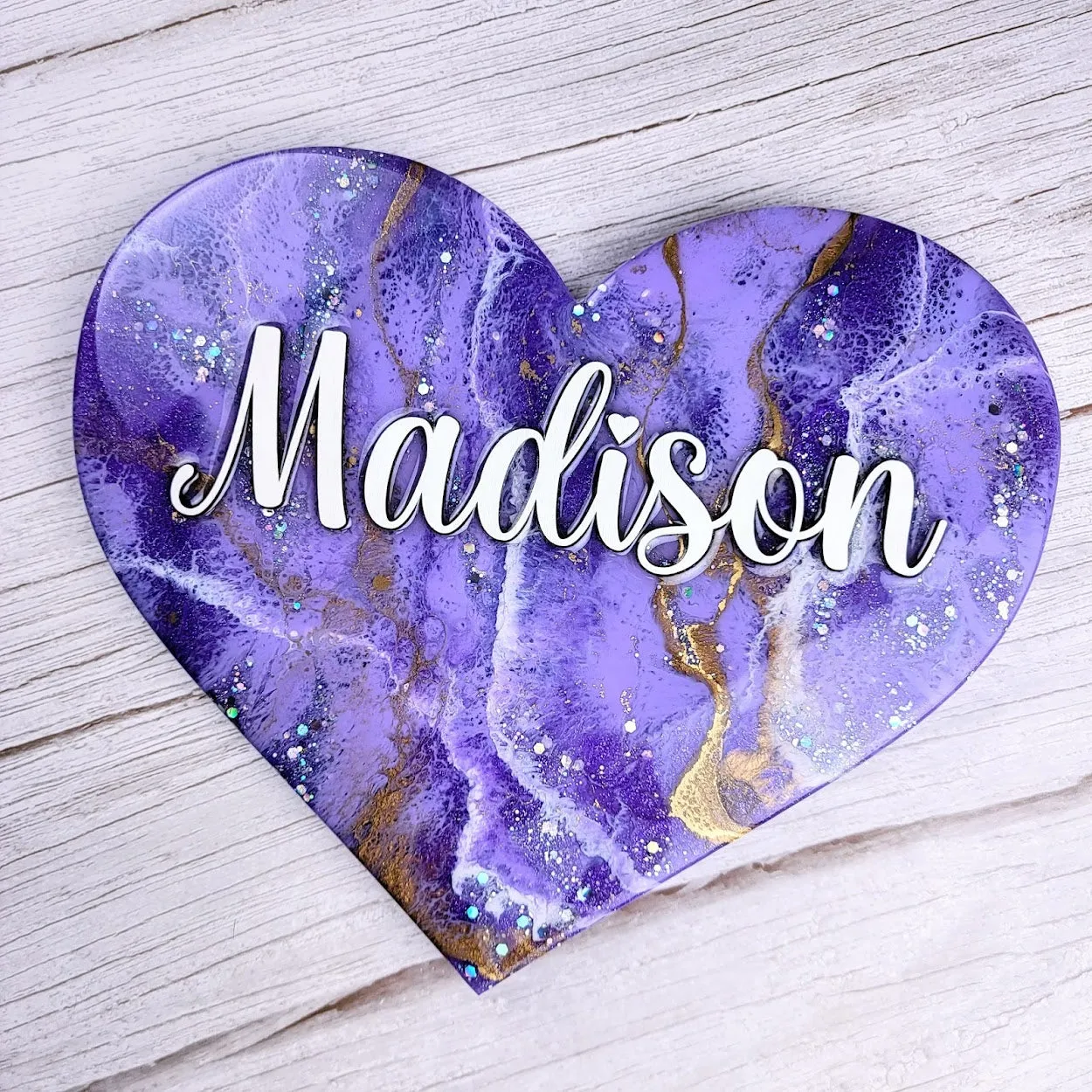Customized Name Heart - Made-to-Order