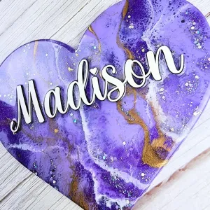 Customized Name Heart - Made-to-Order