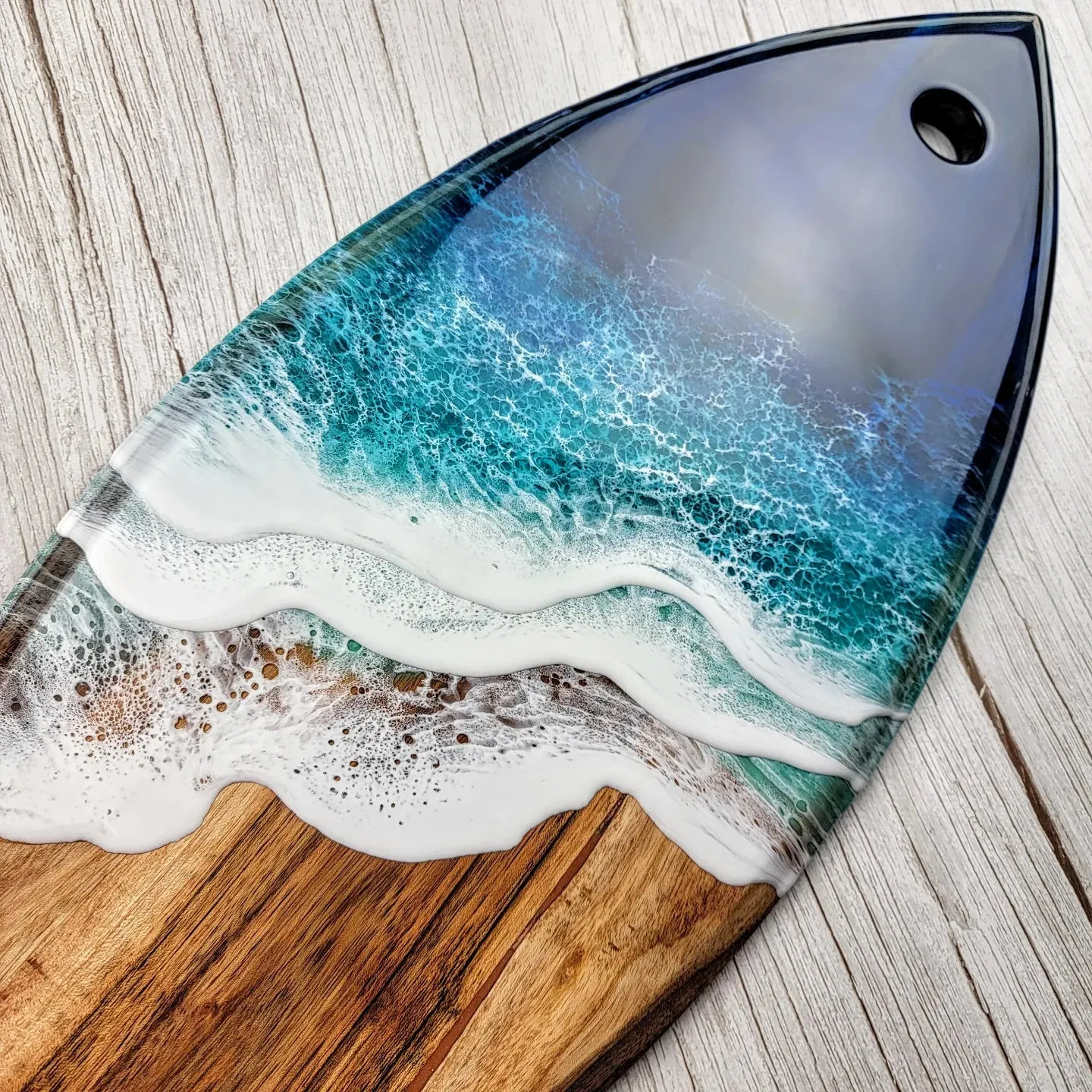Diamond Surfboard Serving Board