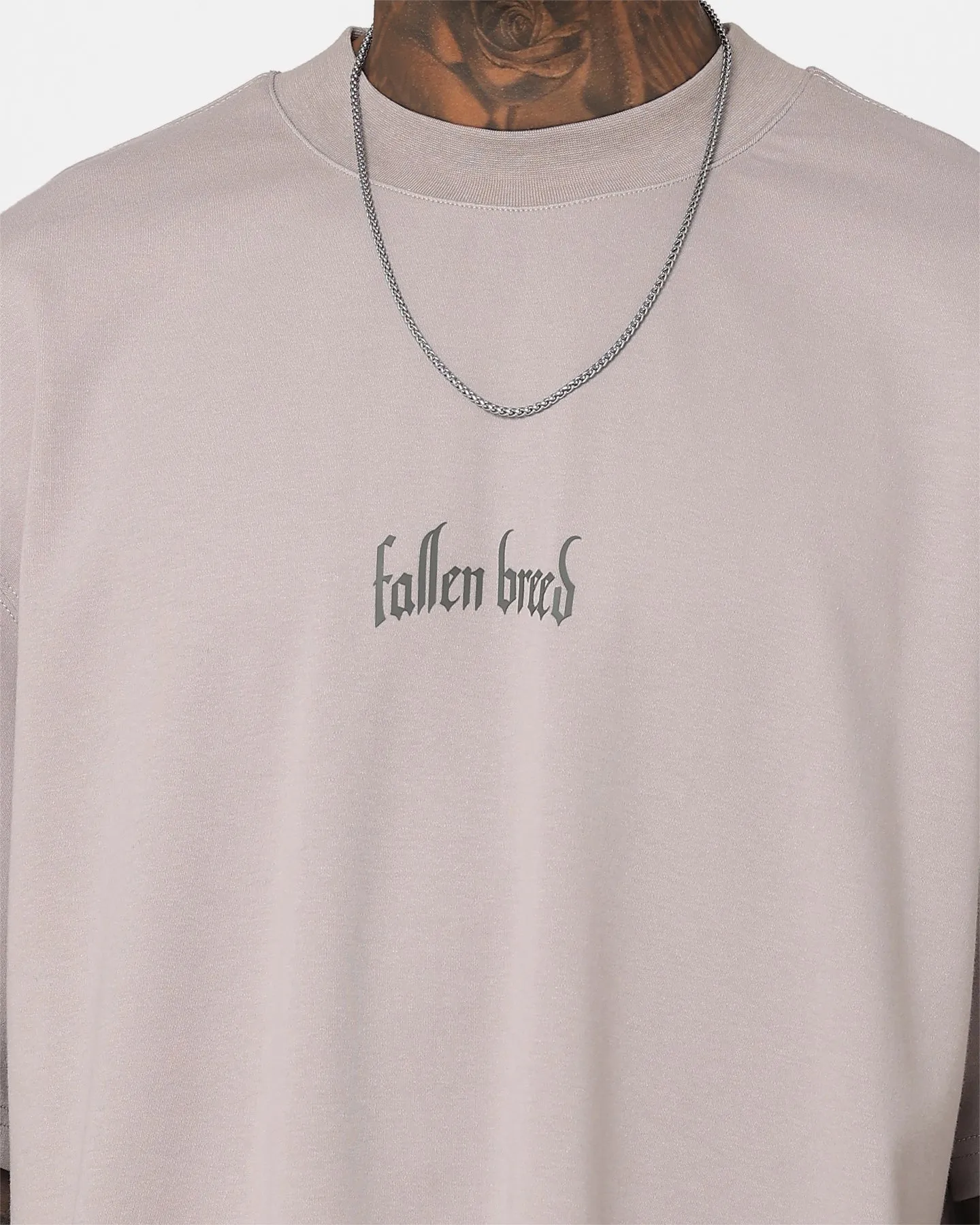 Fallen Breed Logo T-Shirt Light Grey