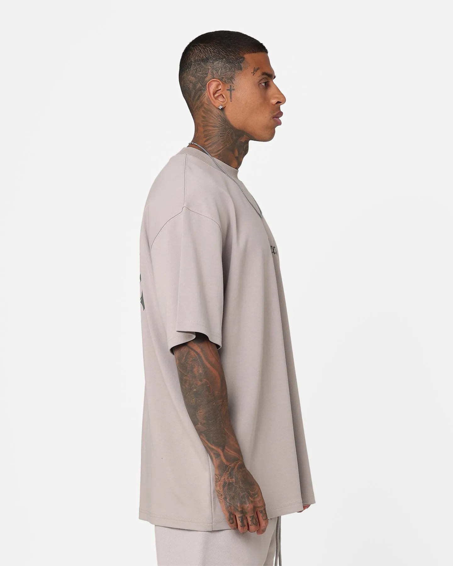 Fallen Breed Logo T-Shirt Light Grey