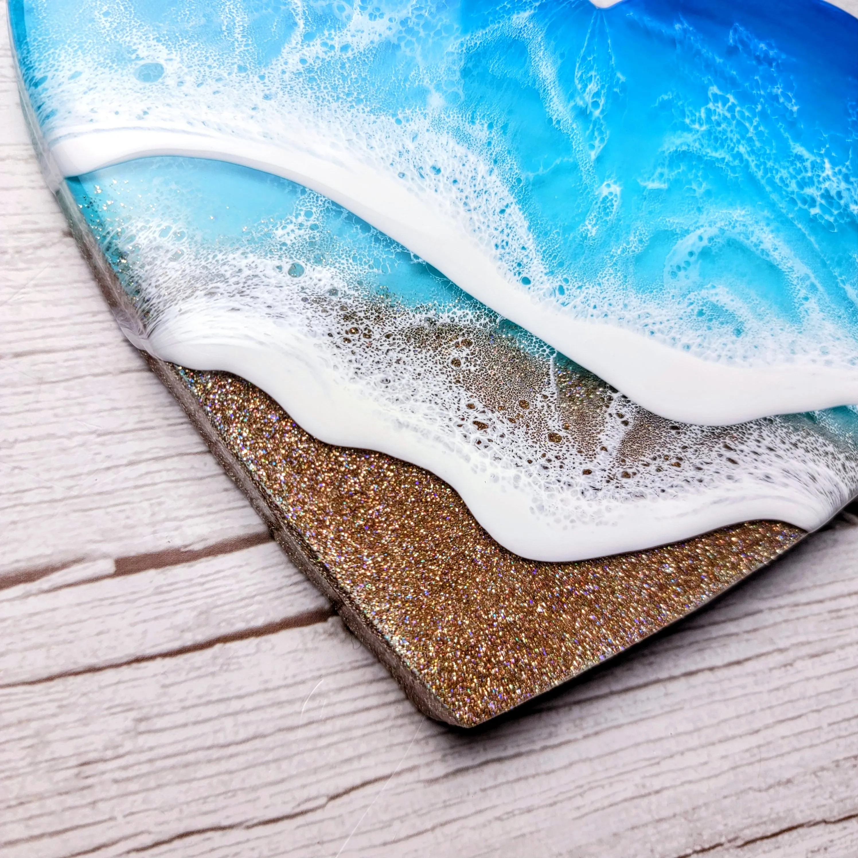 Glitter Beach Heart
