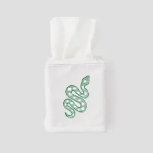 Green Snake Tissue Box Cover