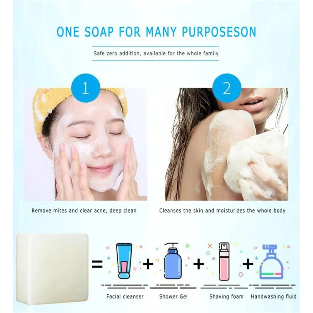 Handmade Goat Milk & Sea Salt Soap -  Natural, Moisturizing, 100g