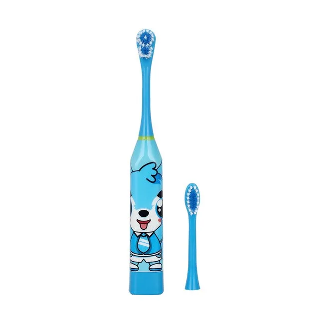 Hot Sell Children Cartoon Pattern Electric Toothbrush Double-sided Teeth Tooth Brush Heads For Kids with Soft Replacement Heads