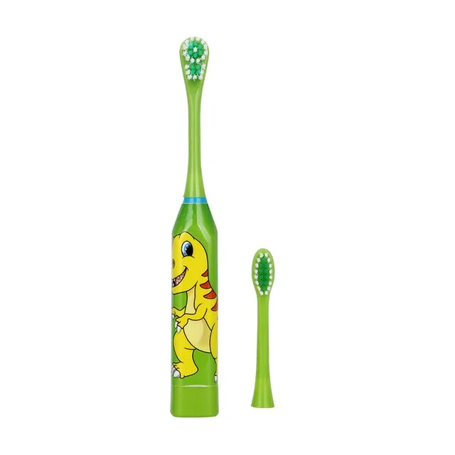 Hot Sell Children Cartoon Pattern Electric Toothbrush Double-sided Teeth Tooth Brush Heads For Kids with Soft Replacement Heads