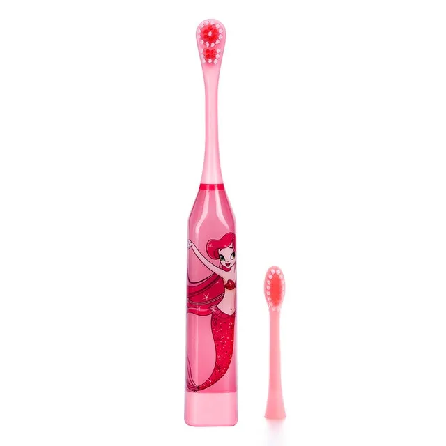 Hot Sell Children Cartoon Pattern Electric Toothbrush Double-sided Teeth Tooth Brush Heads For Kids with Soft Replacement Heads