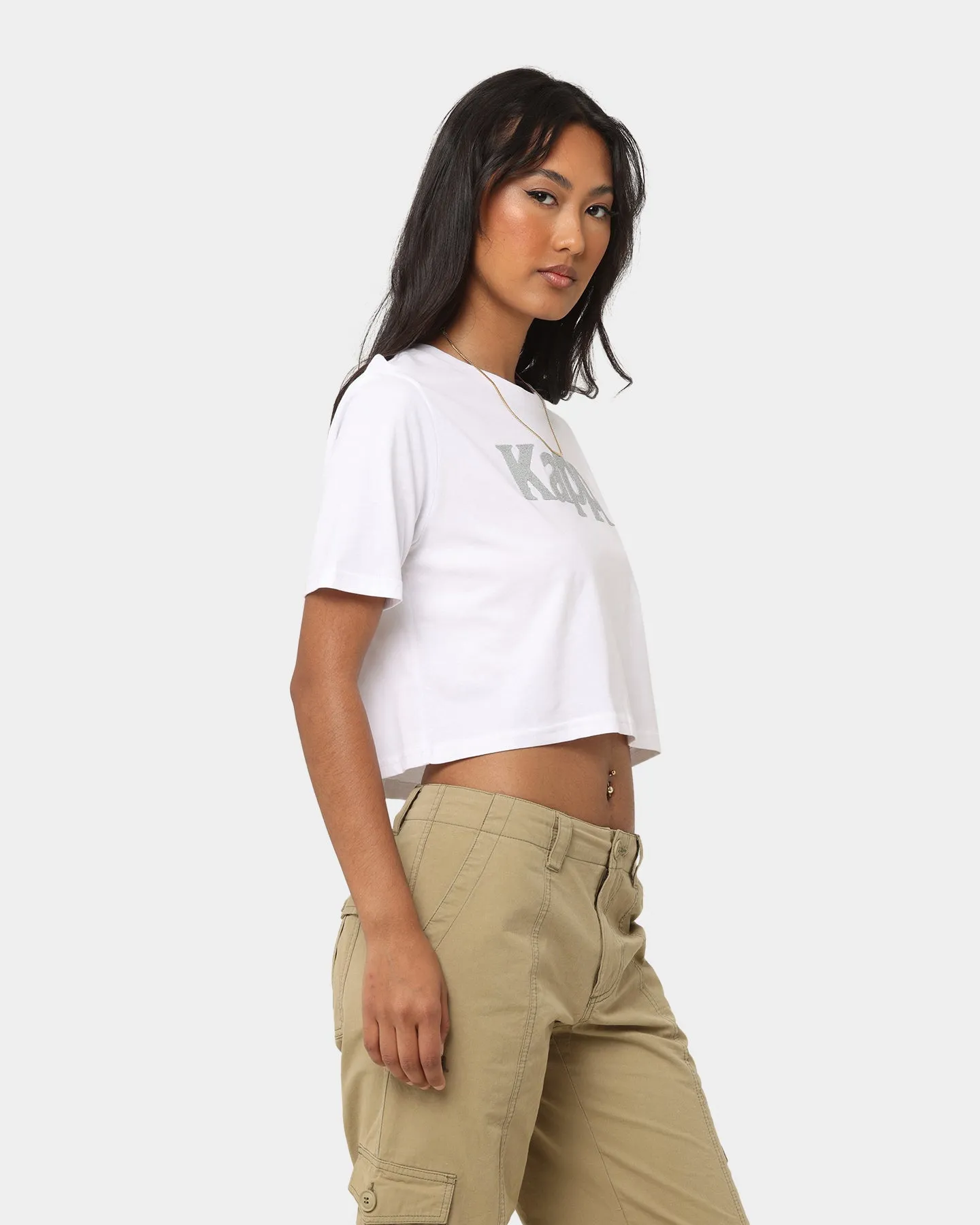 Kappa Women's Authentic Elegraphy T-Shirt White