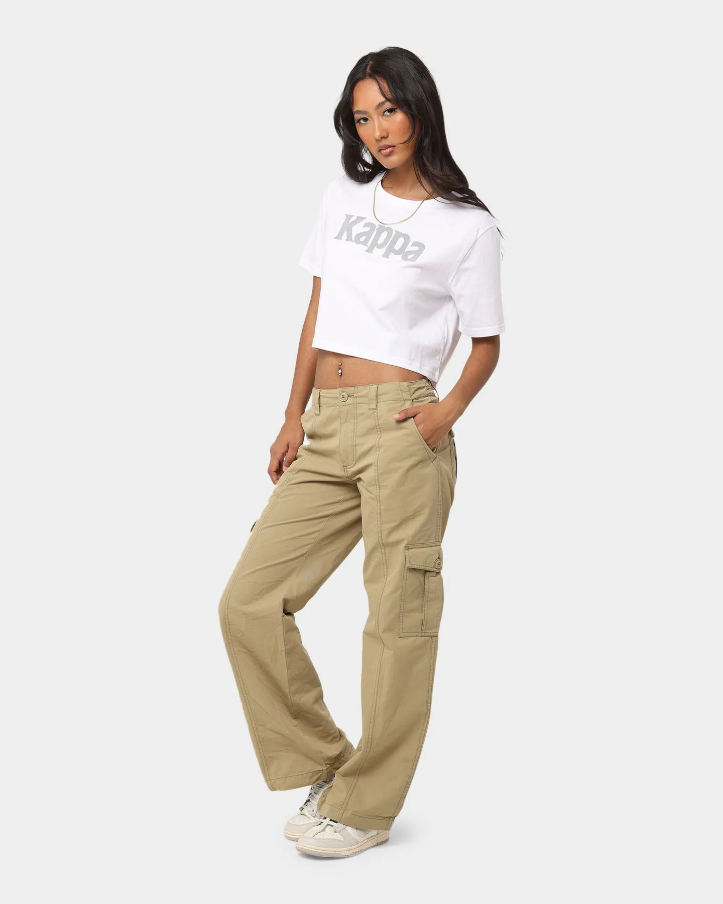 Kappa Women's Authentic Elegraphy T-Shirt White