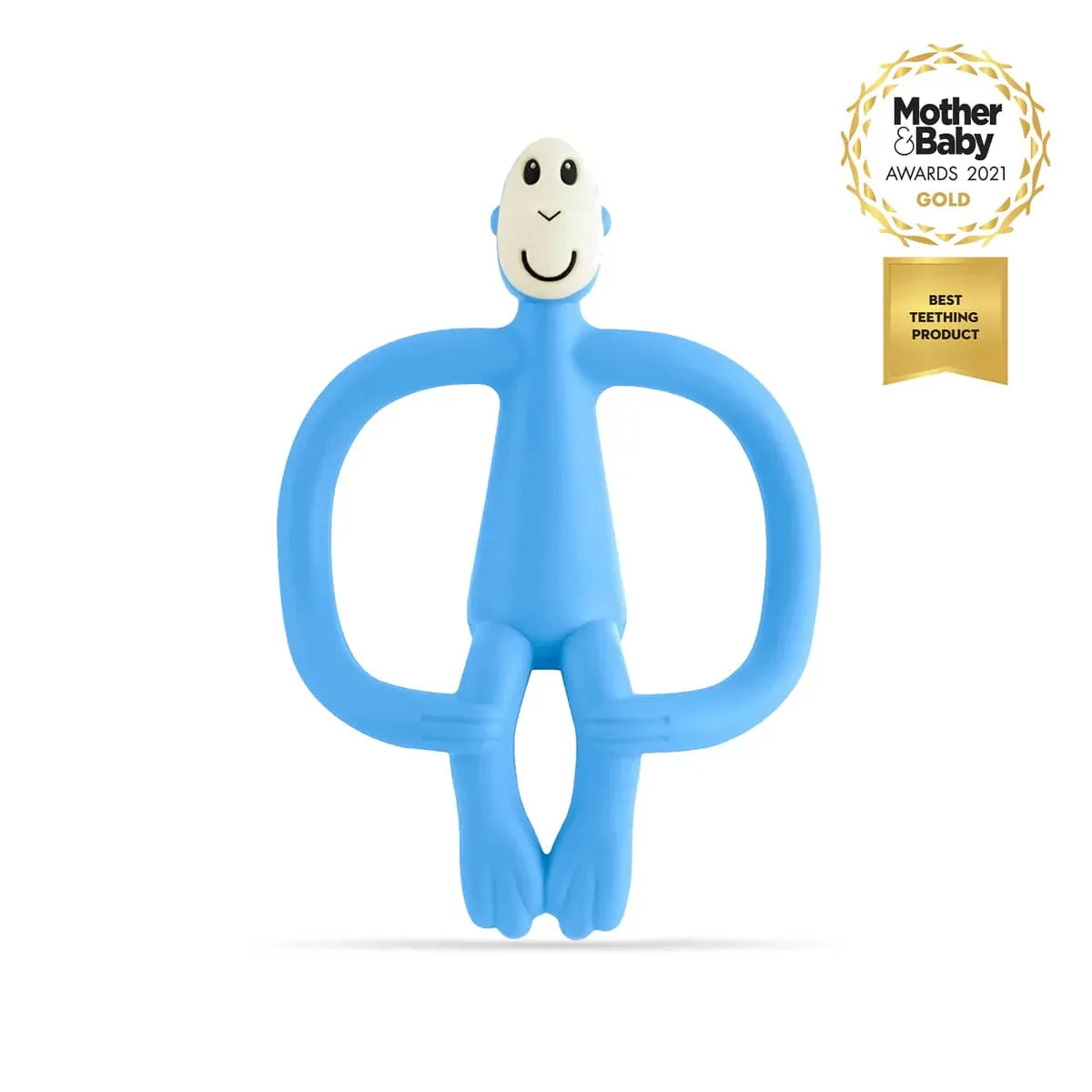Matchstick Monkey Teething Toy - Light Blue