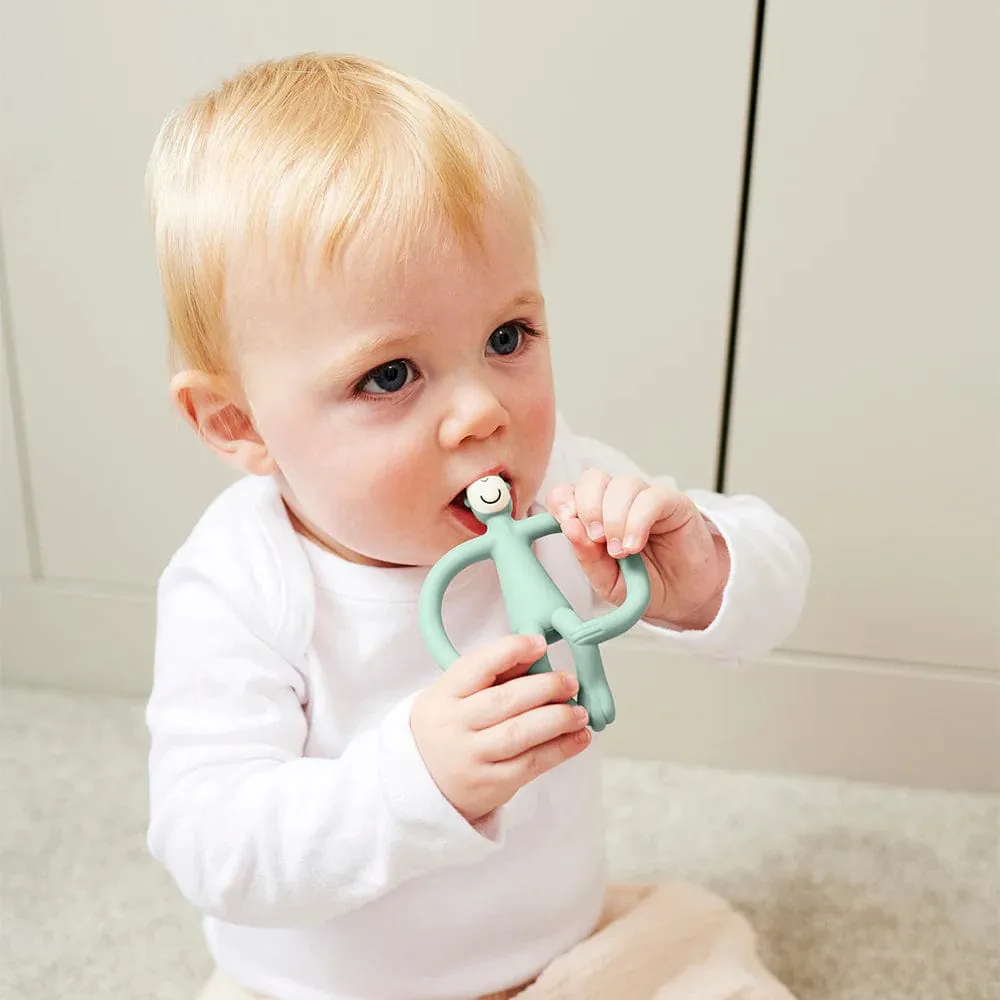 Matchstick Monkey Teething Toy - Mint Green