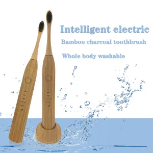 New Style Wireless Rechargeable Electric Bamboo Toothbrush