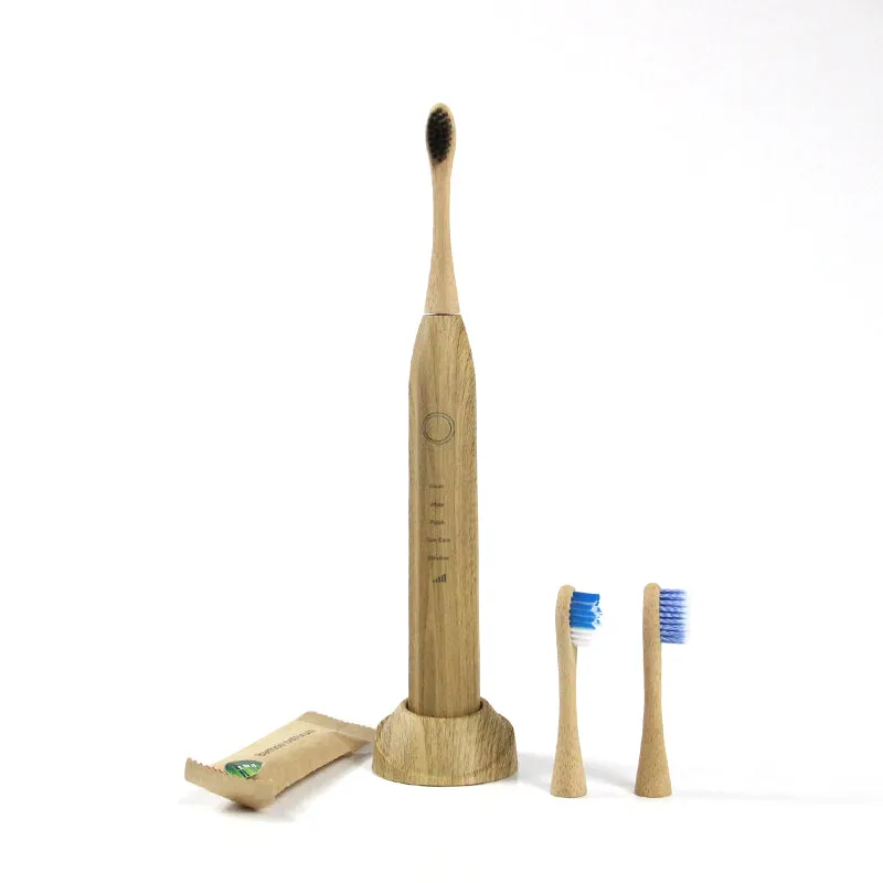New Style Wireless Rechargeable Electric Bamboo Toothbrush