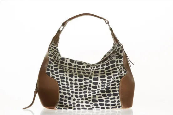 Nic by SOSH - Linen & Leather Bag, 4 Colors available