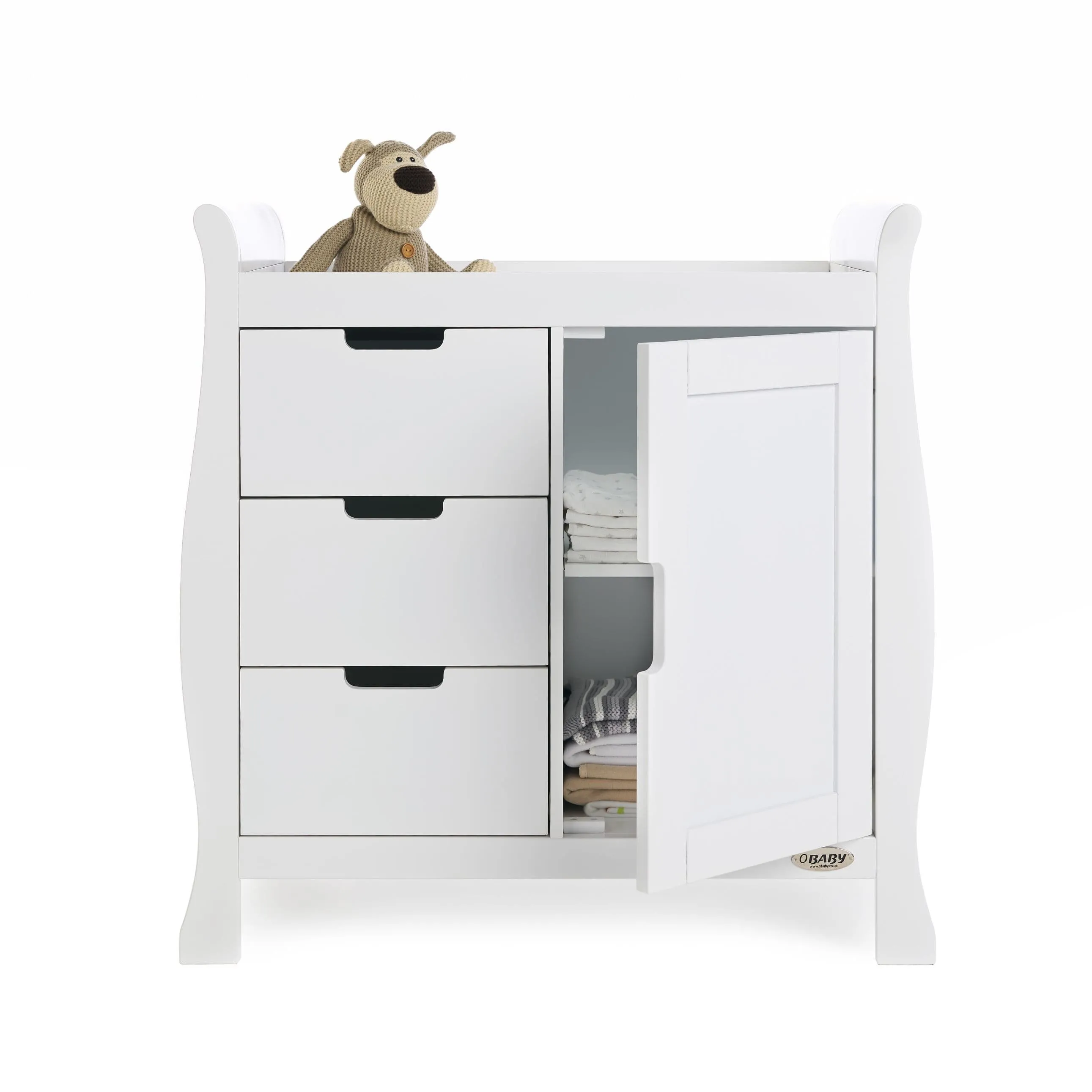 Obaby Stamford Luxe 2 Piece Room Set White