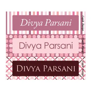 Personalised So Pink Waterproof Stickers - Rectangular