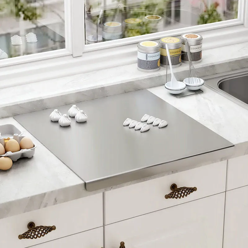 Stainless Steel Countertop Chopping Board