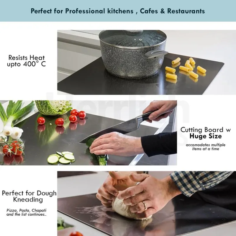 Stainless Steel Countertop Chopping Board