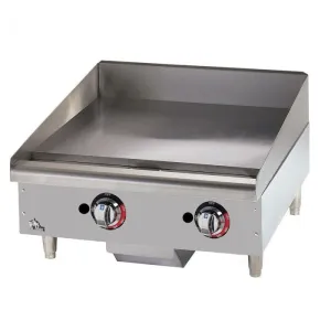 STAR 624MF 24" Manual Control Natural Gas Countertop Grill - 56,600 BTU