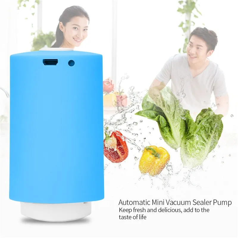 USB Rechargeable Food Vacuum Sealer Packing Sealing Machine For Food Saver Vacuum Sealer Pump Vacuum Packer Packing  Sealer Bags