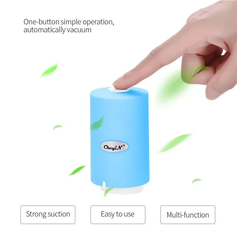 USB Rechargeable Food Vacuum Sealer Packing Sealing Machine For Food Saver Vacuum Sealer Pump Vacuum Packer Packing  Sealer Bags