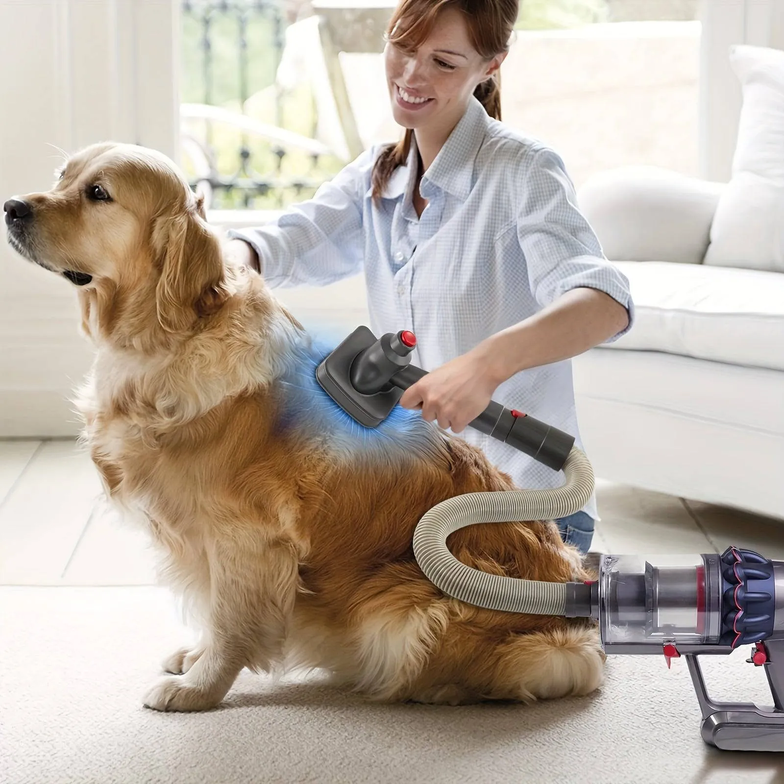 Vacuum Attachment For Dog Groom