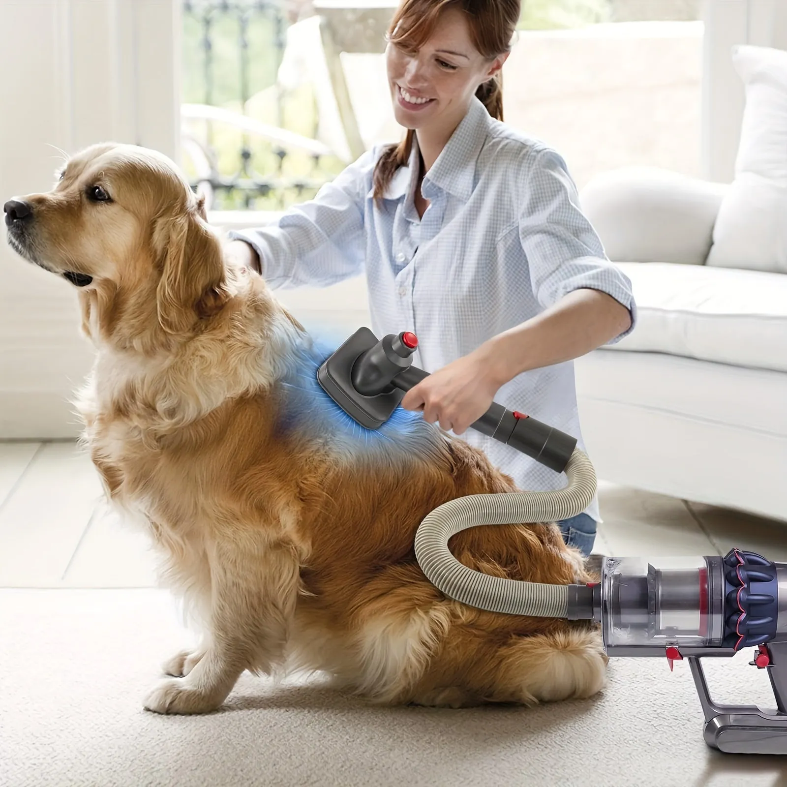 Vacuum Attachment For Dog Groom