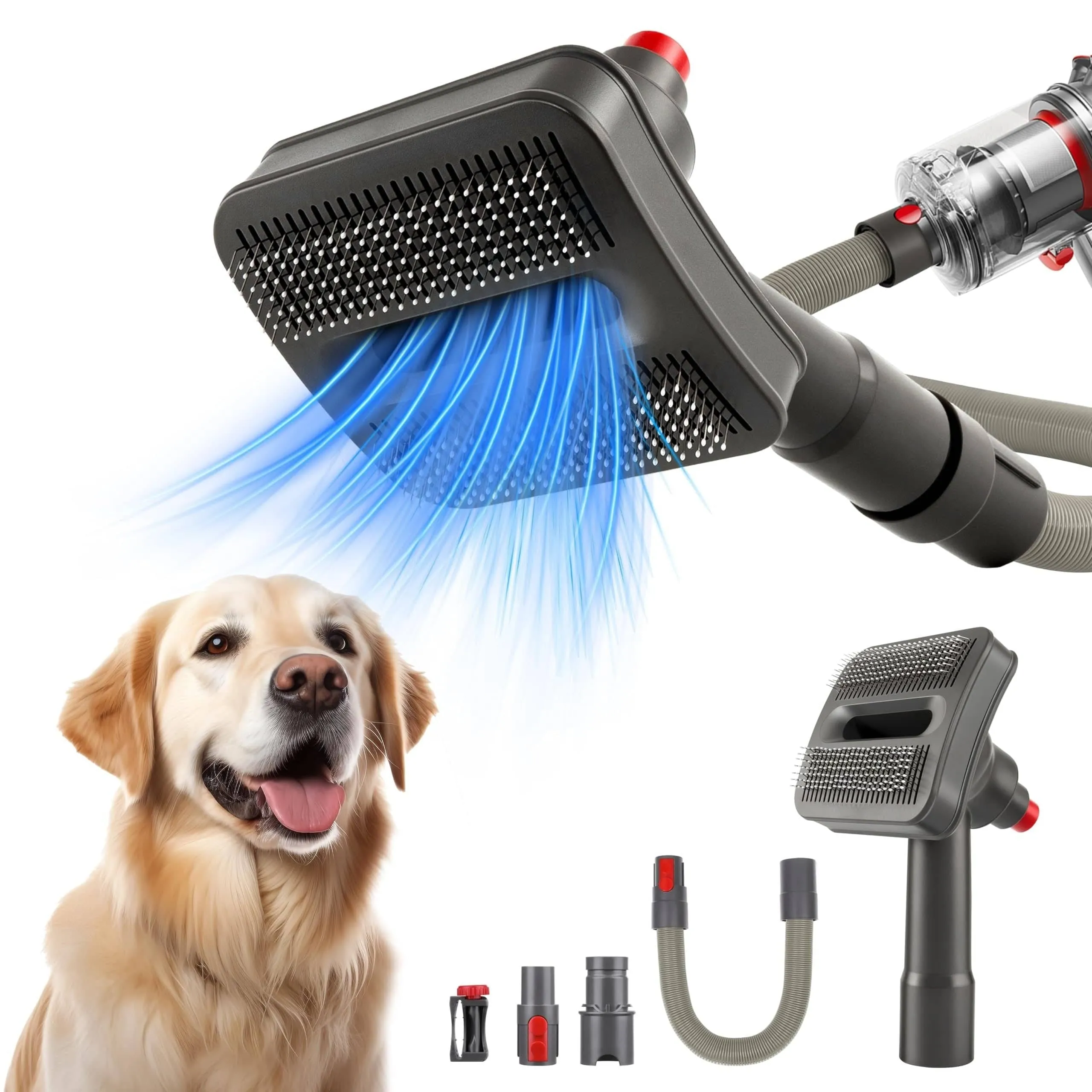 Vacuum Attachment For Dog Groom